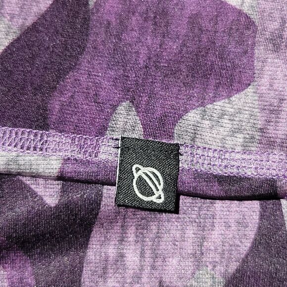 Terez Tall Band 7/8 legging Size Small -Purple Camo Excellent! - Picture 9 of 10